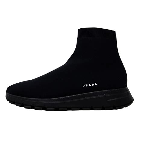 socks sneakers with black sole prada|Prada shoes.